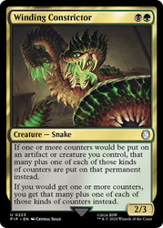 Winding Constrictor\nFallout Commander\nSingle\nMagic The Gathering