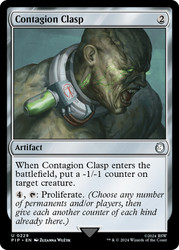 Contagion Clasp\nFallout Commander\nSingle\nMagic The Gathering