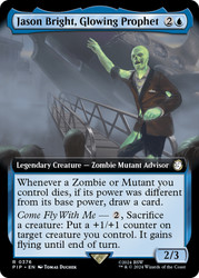 Jason Bright, Glowing Prophet (Extended Art)\nFallout Commander - Variants\nSingle\nMagic The Gathering