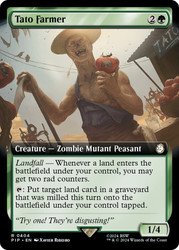 Tato Farmer (Extended Art)\nFallout Commander - Variants\nSingle\nMagic The Gathering