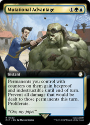 Mutational Advantage (Extended Art)\nFallout Commander - Variants\nSingle\nMagic The Gathering