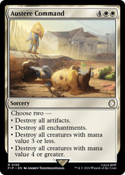 Austere Command\nFallout Commander\nSingle\nMagic The Gathering