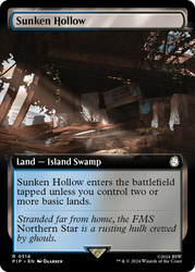 Sunken Hollow (Extended Art)\nFallout Commander - Variants\nSingle\nMagic The Gathering
