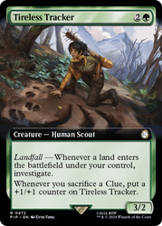 Tireless Tracker (Extended Art)\nFallout Commander - Variants\nSingle\nMagic The Gathering