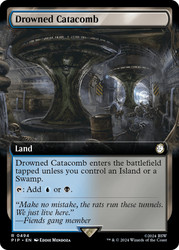 Drowned Catacomb (Extended Art)\nFallout Commander - Variants\nSingle\nMagic The Gathering