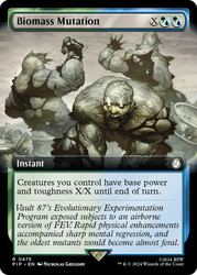 Biomass Mutation (Extended Art)\nFallout Commander - Variants\nSingle\nMagic The Gathering