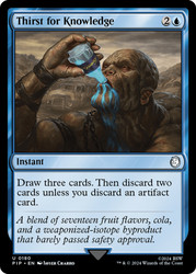 Thirst for Knowledge\nFallout Commander\nSingle\nMagic The Gathering