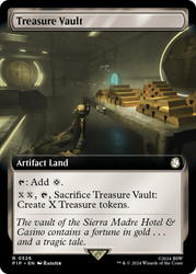 Treasure Vault (Extended Art)\nFallout Commander - Variants\nSingle\nMagic The Gathering