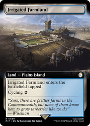 Irrigated Farmland (Extended Art)\nFallout Commander - Variants\nSingle\nMagic The Gathering