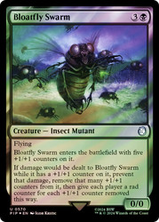 Bloatfly Swarm (Surge Foil)\nFallout Commander - Alternate Foil\nSingle\nMagic The Gathering