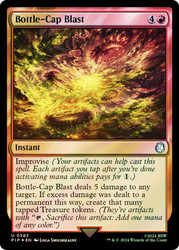Bottle-Cap Blast (Surge Foil)\nFallout Commander - Alternate Foil\nSingle\nMagic The Gathering