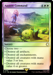 Austere Command\nFallout Commander\nSingle\nMagic The Gathering