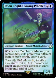 Jason Bright, Glowing Prophet (Surge Foil)\nFallout Commander - Alternate Foil\nSingle\nMagic The Gathering