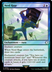 Nerd Rage (Surge Foil)\nFallout Commander - Alternate Foil\nSingle\nMagic The Gathering