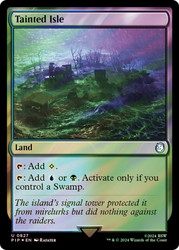 Tainted Isle (Surge Foil)\nFallout Commander - Alternate Foil\nSingle\nMagic The Gathering