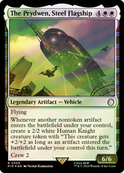 The Prydwen, Steel Flagship (Surge Foil)\nFallout Commander - Alternate Foil\nSingle\nMagic The Gathering