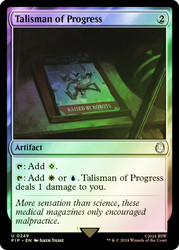 Talisman of Progress\nFallout Commander\nSingle\nMagic The Gathering