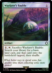 Wayfarer's Bauble (Surge Foil)\nFallout Commander - Alternate Foil\nSingle\nMagic The Gathering