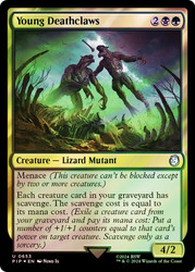 Young Deathclaws (Surge Foil)\nFallout Commander - Alternate Foil\nSingle\nMagic The Gathering