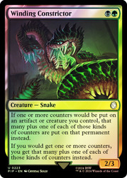 Winding Constrictor\nFallout Commander\nSingle\nMagic The Gathering