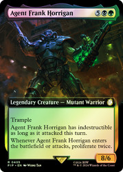 Agent Frank Horrigan (Extended Art)\nFallout Commander - Variants\nSingle\nMagic The Gathering