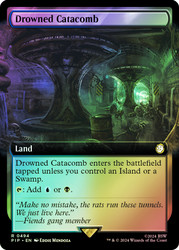 Drowned Catacomb (Extended Art)\nFallout Commander - Variants\nSingle\nMagic The Gathering