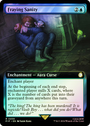 Fraying Sanity (Extended Art)\nFallout Commander - Variants\nSingle\nMagic The Gathering