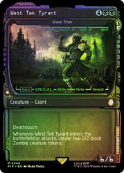 Grave Titan (West Tek Tyrant) (Showcase)\nFallout Commander - Variants\nSingle\nMagic The Gathering
