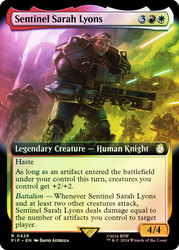 Sentinel Sarah Lyons (Extended Art)\nFallout Commander - Variants\nSingle\nMagic The Gathering