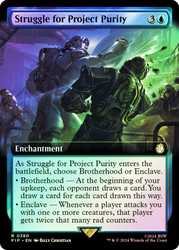 Struggle for Project Purity (Extended Art)\nFallout Commander - Variants\nSingle\nMagic The Gathering