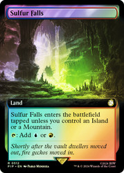 Sulfur Falls (Extended Art)\nFallout Commander - Variants\nSingle\nMagic The Gathering