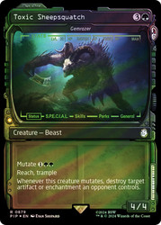 Gemrazer (Toxic Sheepsquath) (Showcase) (Surge Foil)\nFallout Commander - Alternate Foil Variants\nSingle\nMagic The Gathering