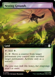 Nesting Grounds (Extended Art) (Surge Foil)\nFallout Commander - Alternate Foil Variants\nSingle\nMagic The Gathering
