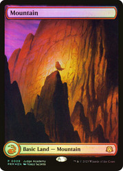 Mountain (Judge) (#009) (Full Art)\nPromo: General\nSingle\nMagic The Gathering