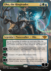 Oko, the Ringleader (#305) (Borderless)\nOutlaws of Thunder Junction - Variants\nSingle\nMagic The Gathering
