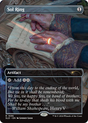 Sol Ring (Secret Lair) (#1696) (Borderless)\nPromo: General\nSingle\nMagic The Gathering