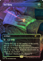 Sol Ring (Secret Lair) (#1696) (Borderless)\nPromo: General\nSingle\nMagic The Gathering
