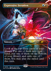 Expressive Iteration (Secret Lair Prize) (Borderless)\nPromo: General\nSingle\nMagic The Gathering