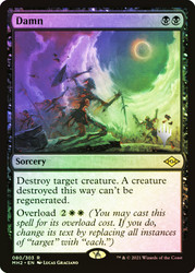 Damn (Promo Pack) (Modern Horizons 2)\nPromo: Planeswalker Stamped\nSingle\nMagic The Gathering