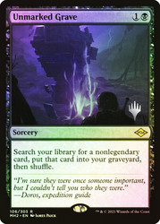 Unmarked Grave (Promo Pack) (Modern Horizons 2)\nPromo: Planeswalker Stamped\nSingle\nMagic The Gathering