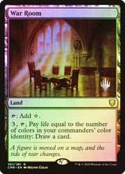 War Room (Promo Pack) (Commander Legends)\nPromo: Planeswalker Stamped\nSingle\nMagic The Gathering