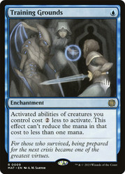 Training Grounds (Promo Pack) (March of the Machine: The Aftermath)\nPromo: Planeswalker Stamped\nSingle\nMagic The Gathering