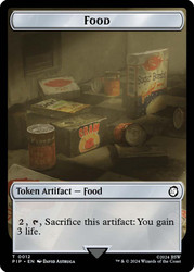 {Food Token} (#012) // {Soldier Token} (Red/White)\nFallout Commander\nSingle\nMagic The Gathering