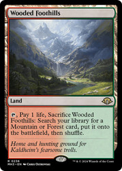 Wooded Foothills\nModern Horizons 3\nSingle\nMagic The Gathering