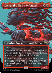 Laelia, the Blade Reforged (Borderless)\nModern Horizons 3 - Variants\nSingle\nMagic The Gathering