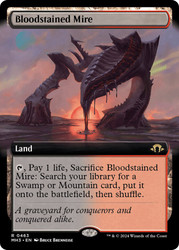 Bloodstained Mire (Extended Art)\nModern Horizons 3 - Variants\nSingle\nMagic The Gathering