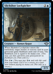 Slickshot Lockpicker\nOutlaws of Thunder Junction\nSingle\nMagic The Gathering