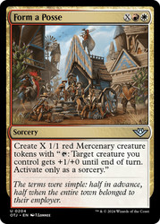 Form a Posse\nOutlaws of Thunder Junction\nSingle\nMagic The Gathering