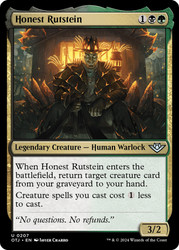 Honest Rutstein\nOutlaws of Thunder Junction\nSingle\nMagic The Gathering