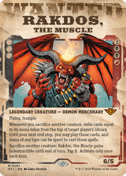 Rakdos, the Muscle (Showcase)\nOutlaws of Thunder Junction - Variants\nSingle\nMagic The Gathering